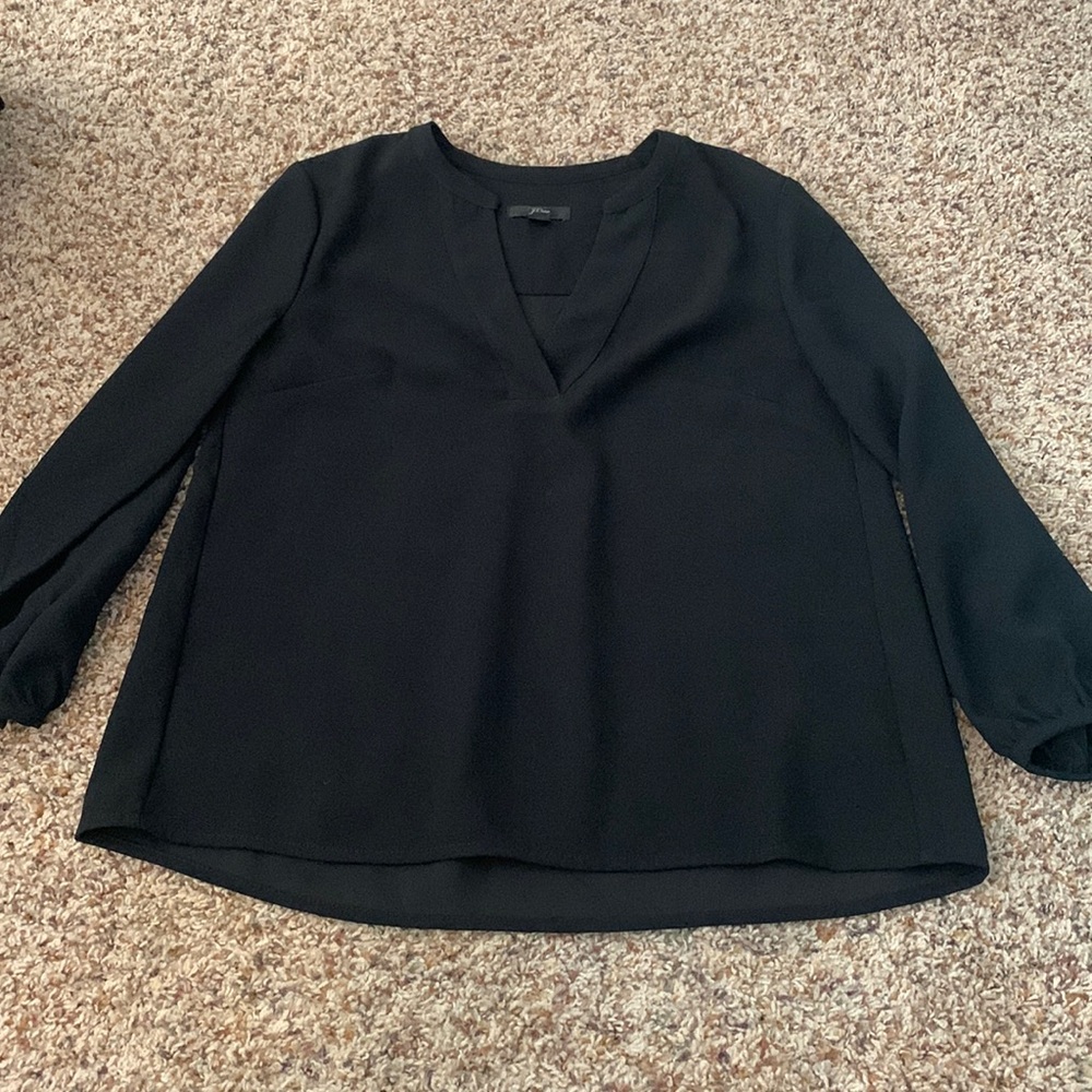 Black 3/4 Blouse - XS